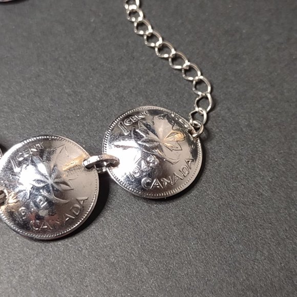 Very Awesome Canada 1 Cent Bracelet - Picture 2 of 10